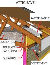 Attic Eave | Best Choice Home Inspections